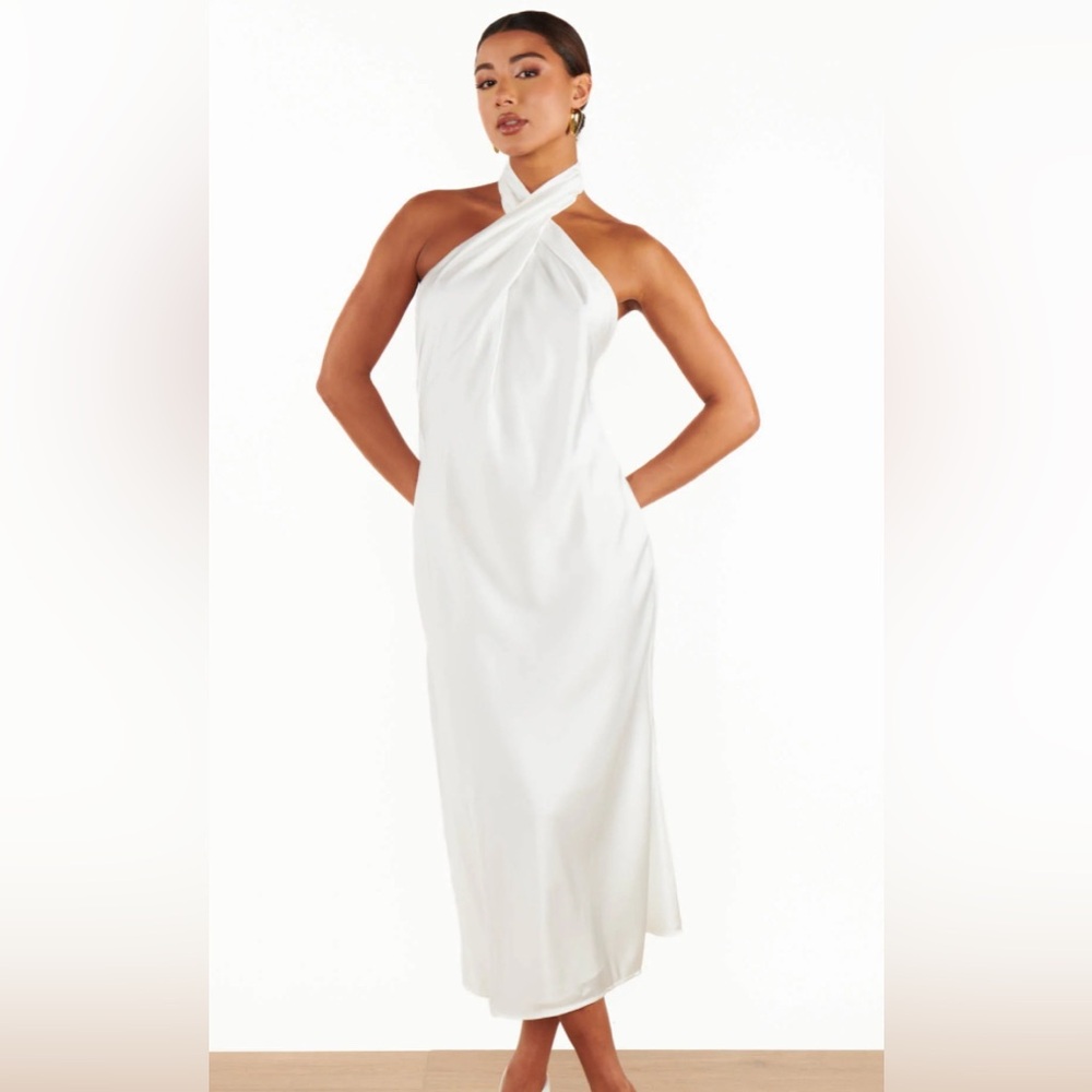 Show Me Your Mumu Jasmine Halter Midi Dress